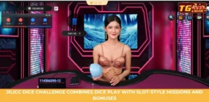 JiliCC Dice Challenge combines dice play with slot-style missions and bonuses